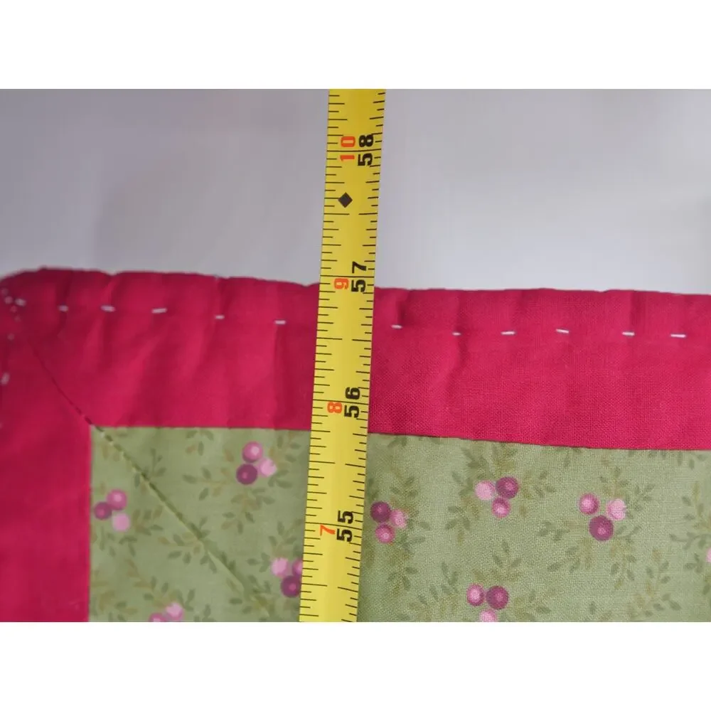 Quilt 47 x 57 Blanket Christmas C & F Enterprises‎ Trees VINTAGE Holiday Winter